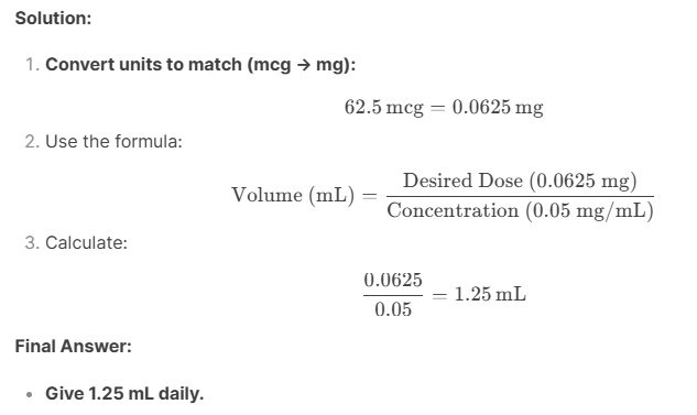 Liquid Medication Measurements Question 2