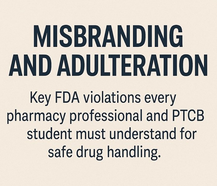 Misbranding and Adulteration