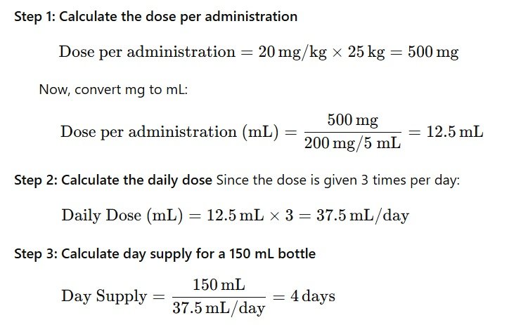 Weight-Based Dosing Question 2
